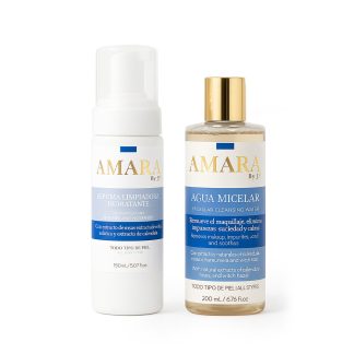 Dúo Espuma Limpiadora Hidratante + Agua Micelar